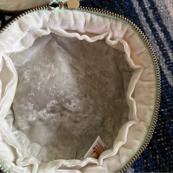 Galante made in USA floral jewelry organizer travel velour pouch - Picture 4 of 5